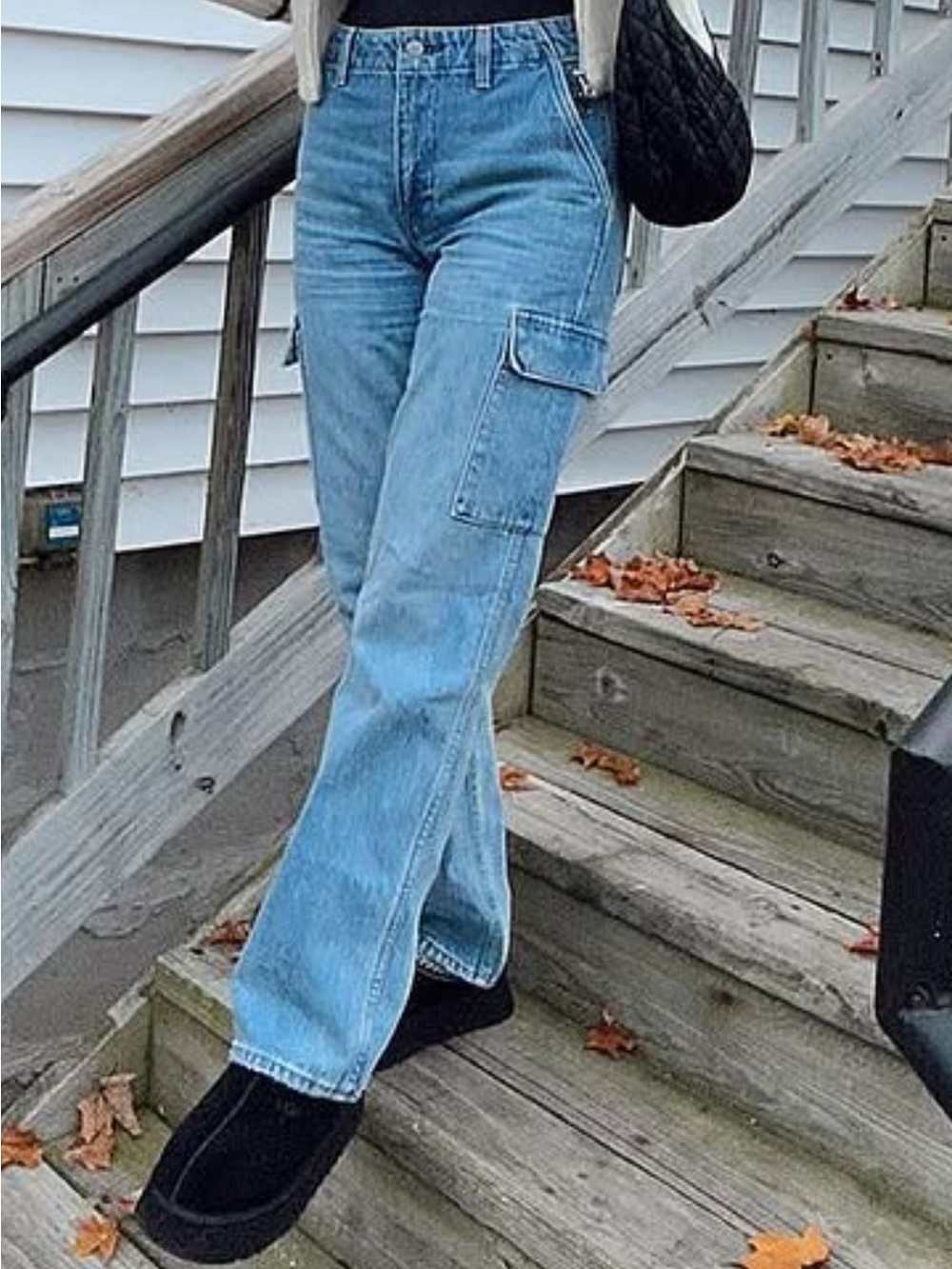 Denim Forum The 90’s Edie Lo-Rise Cargo